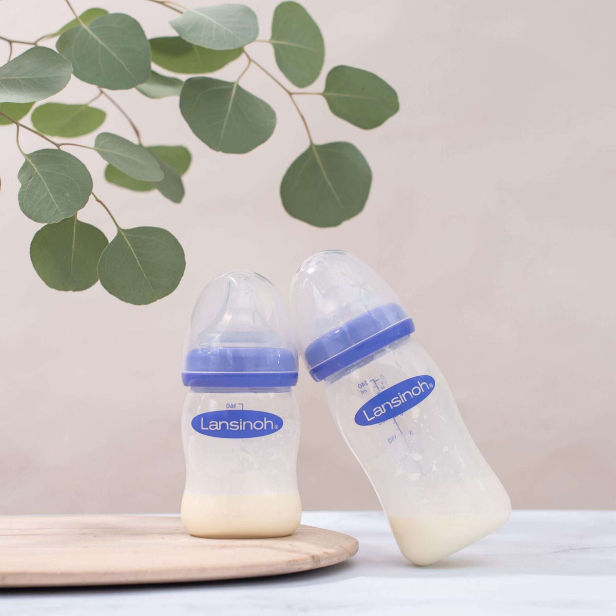Lansinoh zuigfles met natural wave speen (240ml)