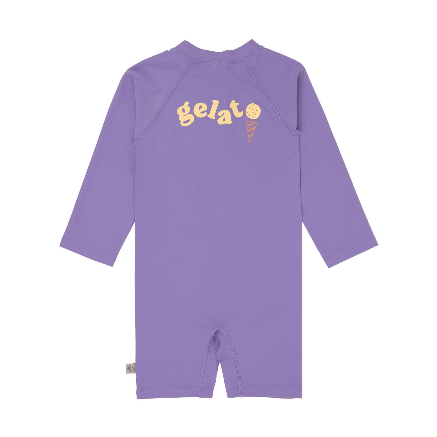 Long sleeve sunsuit UV Ice cream - purple