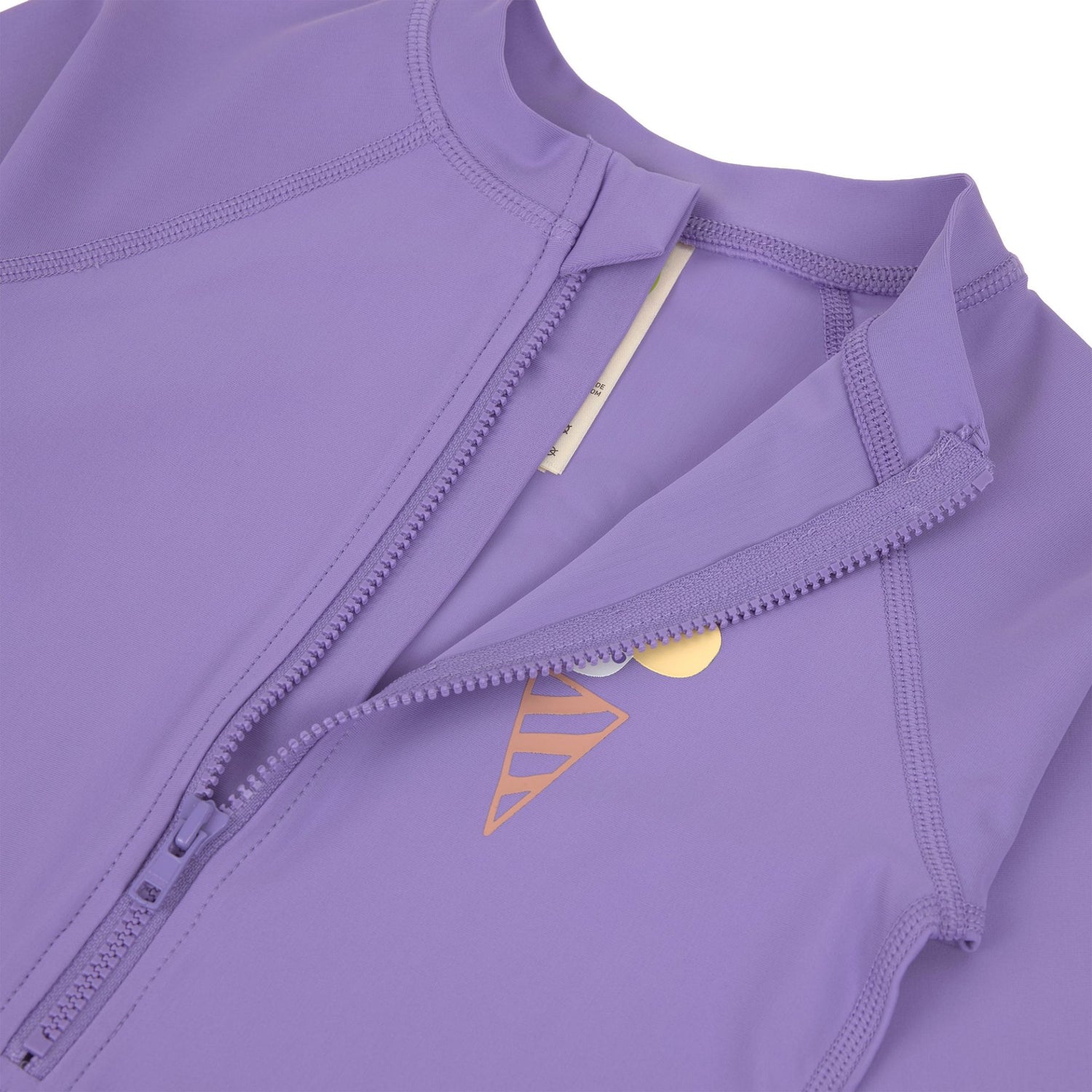 Long sleeve sunsuit UV Ice cream - purple