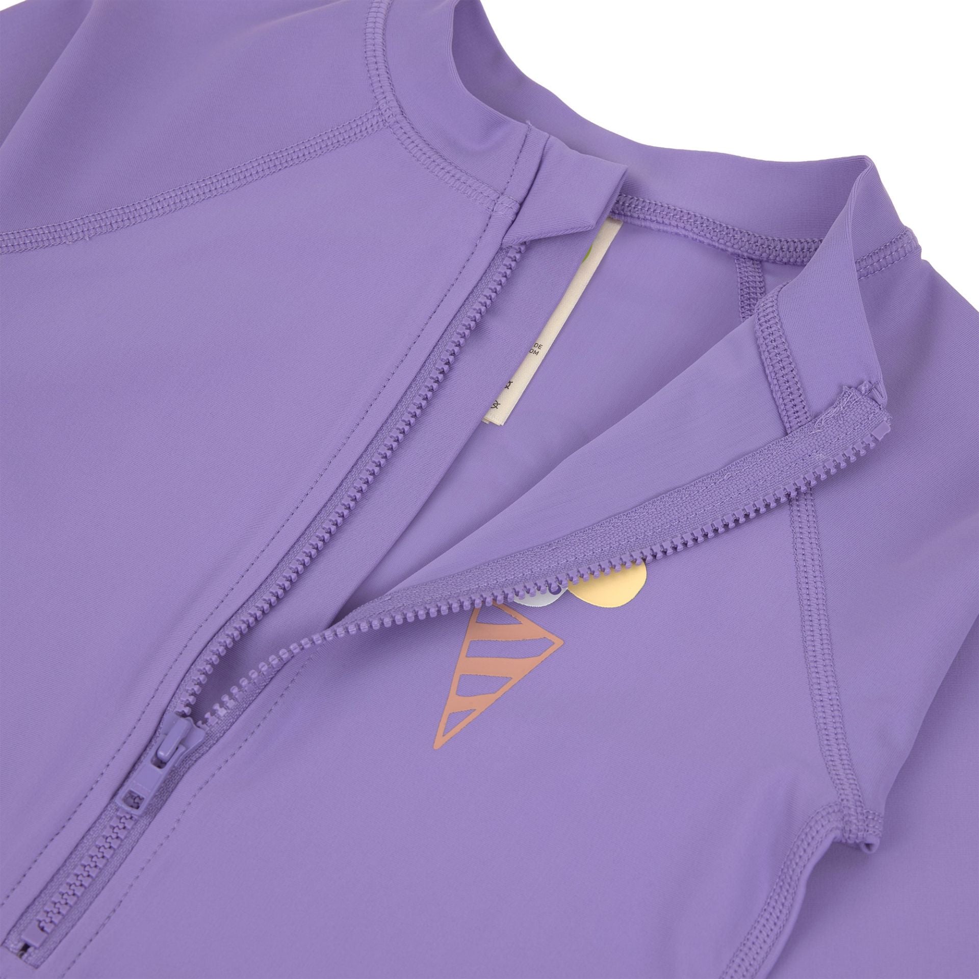 Long sleeve sunsuit UV Ice cream - purple