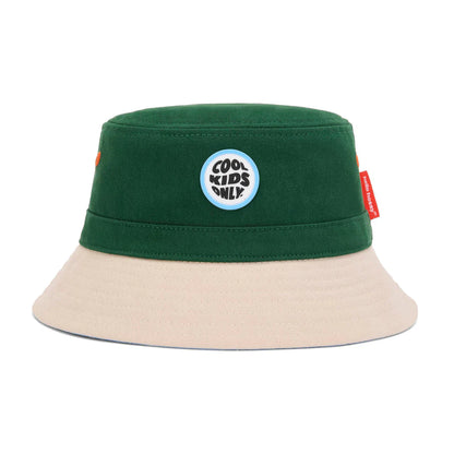 Hello hossy mini bucket hat groen LAATSTE STUK 3-9 maanden