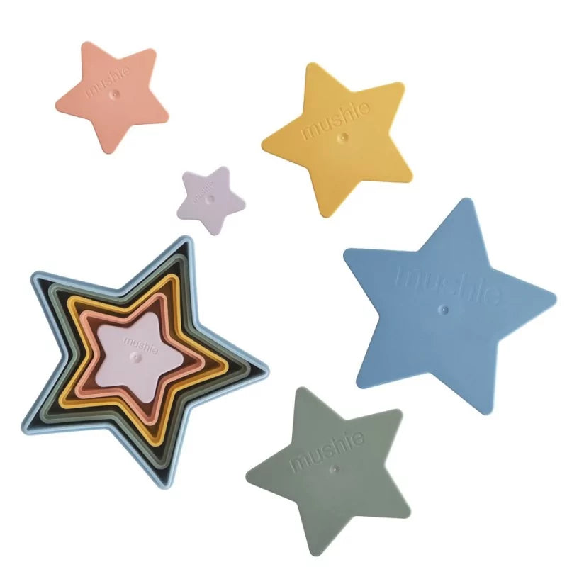 Nesting Stars - Mushie retro