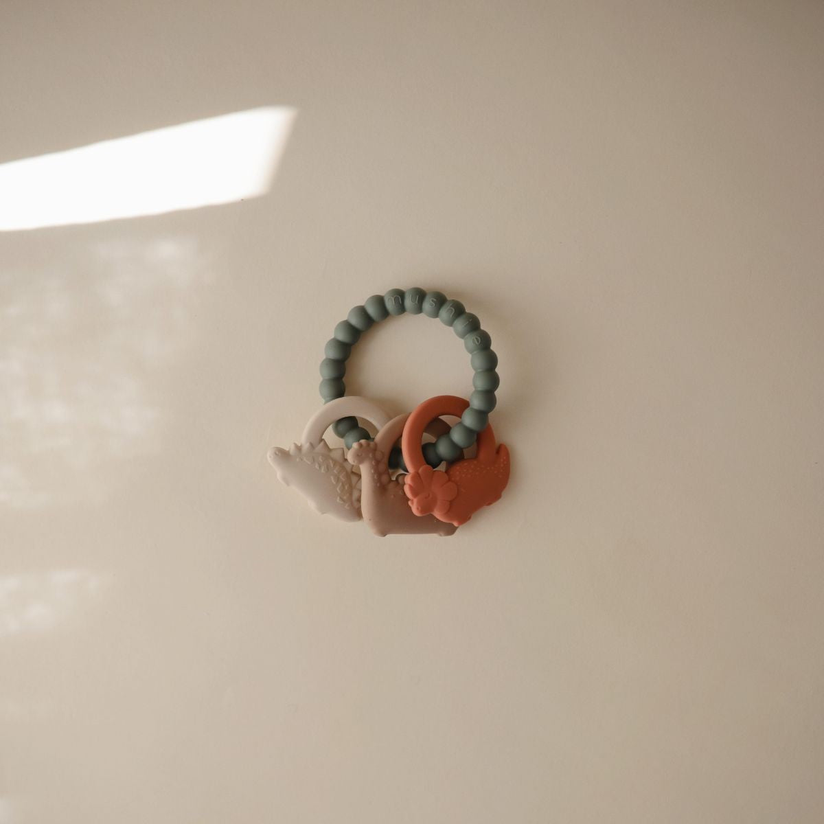Mushie - Dino Teething Ring