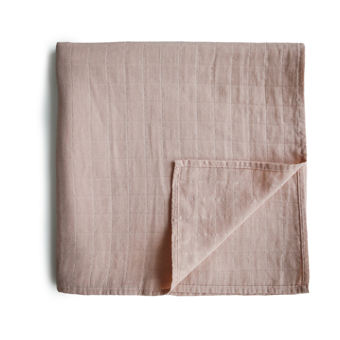Mushie Swaddle blush 120 x 120 cm