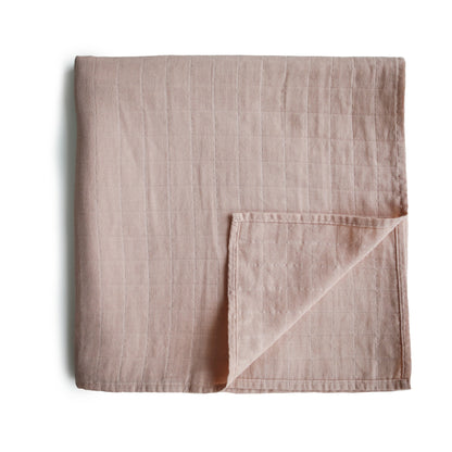Mushie Swaddle blush 120 x 120 cm