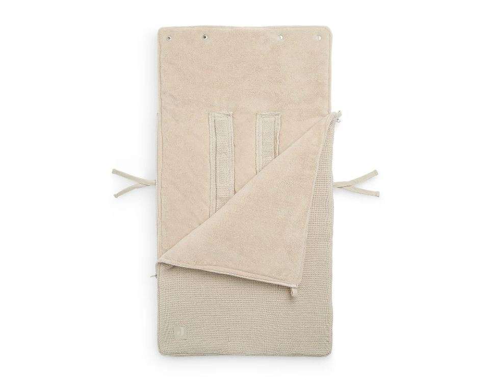 Voetenzak groep 0+ 3/5 punts gordel Basic Knit Nougat