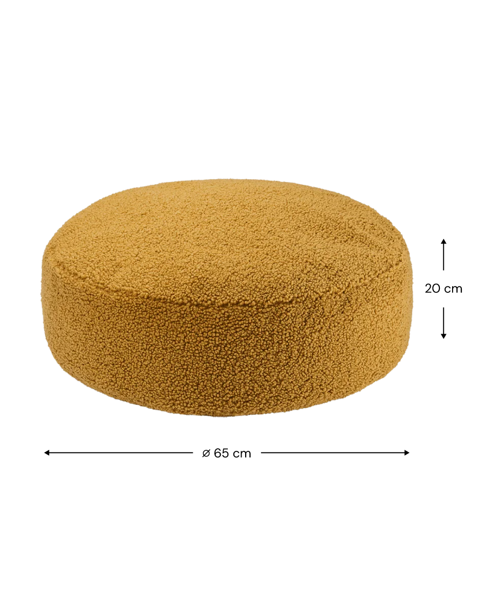 Esdoorn ronde poef - Wigiwama