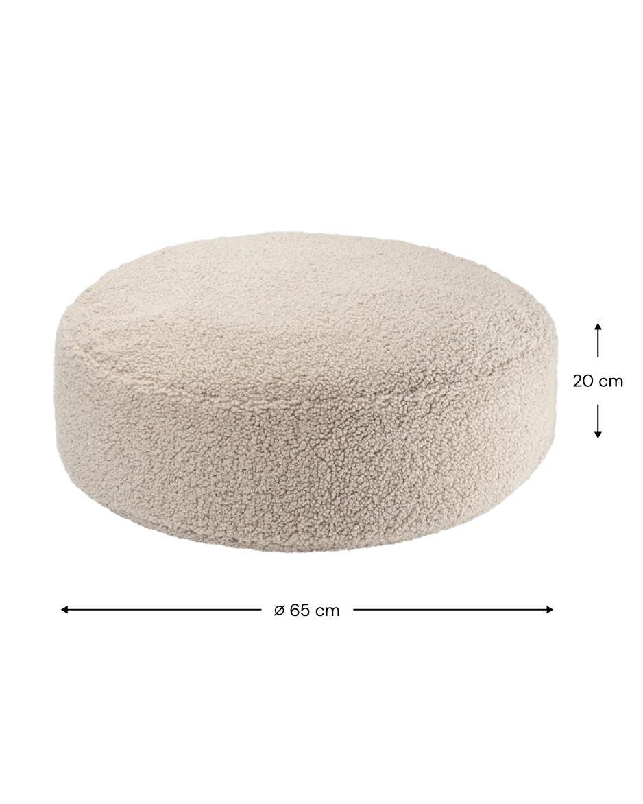Biscuit  ronde poef - Wigiwama