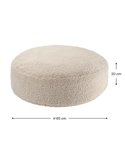 Biscuit  ronde poef - Wigiwama