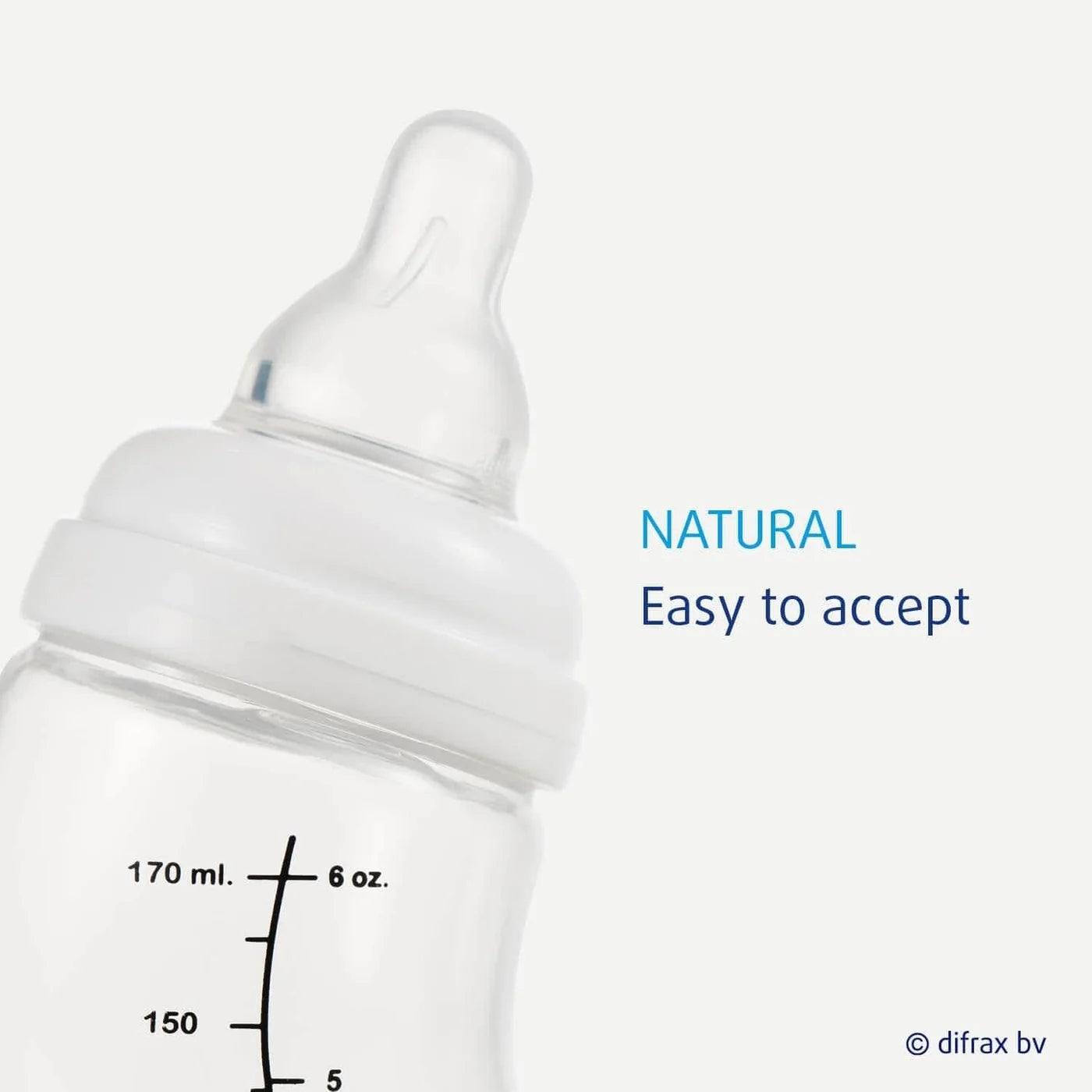 S-babyfles Natural 170 ml - Wit