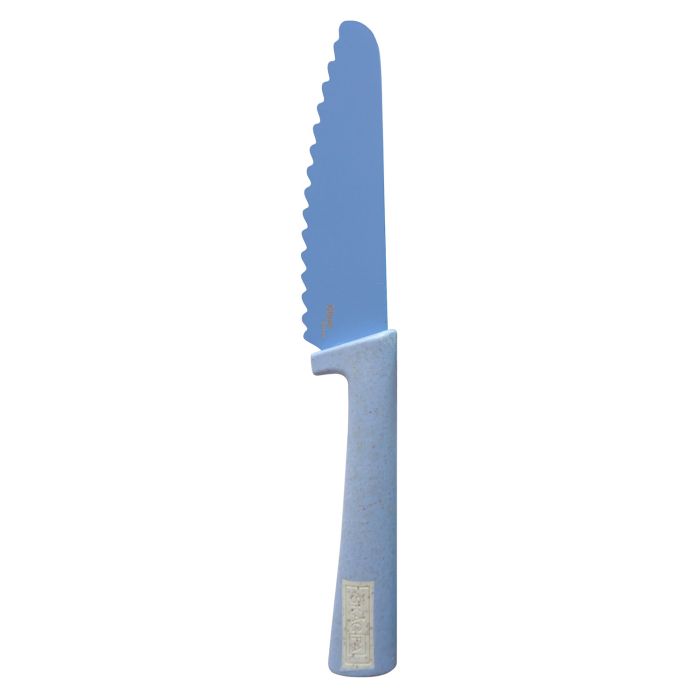 KLYV Classic Kinderkeukenmes – Blue cornflower