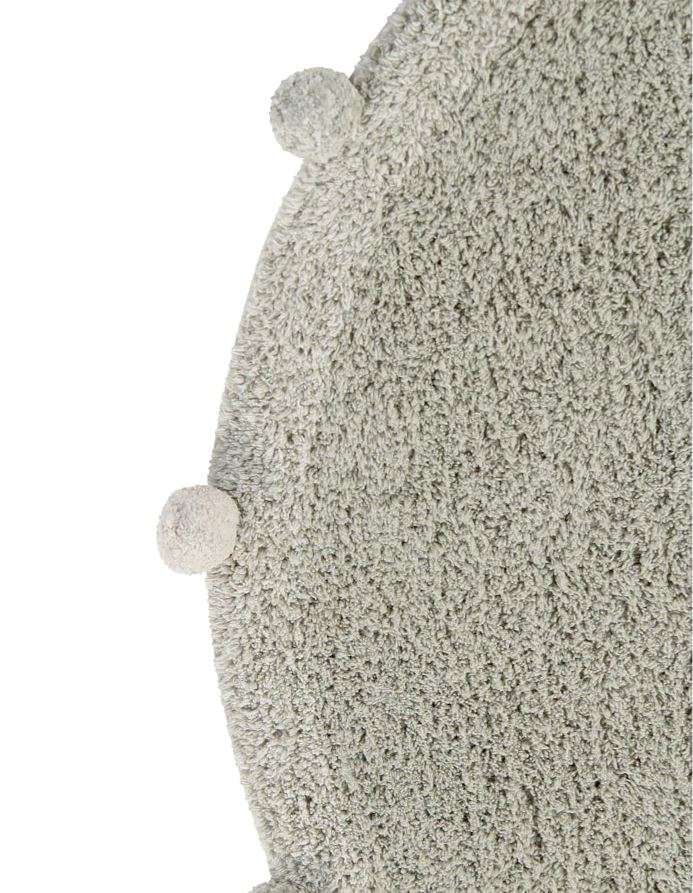 Bubbly olive natural - wasbaar tapijt