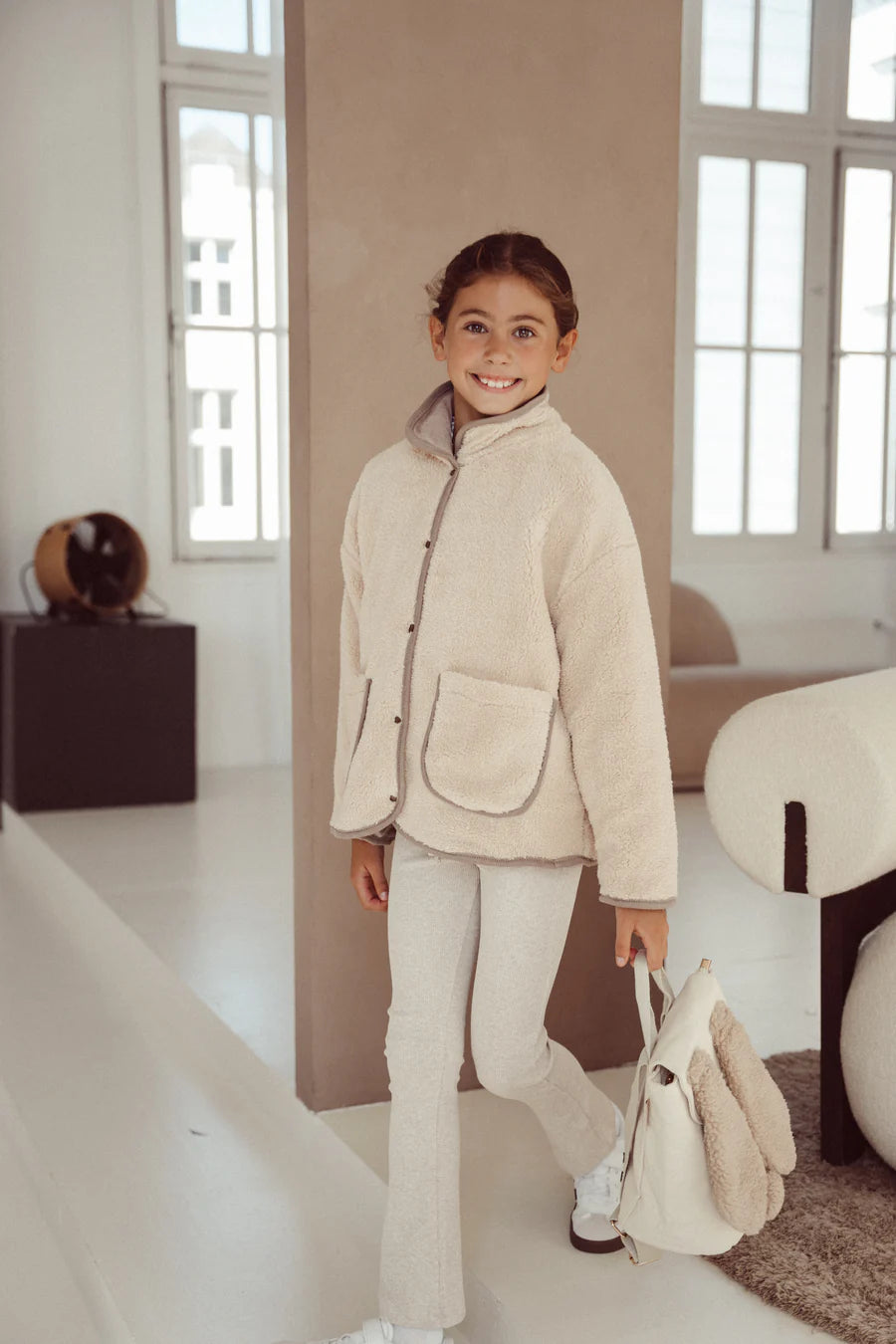 Two in one - Teddy jacket LAATSTE STUK 122/128