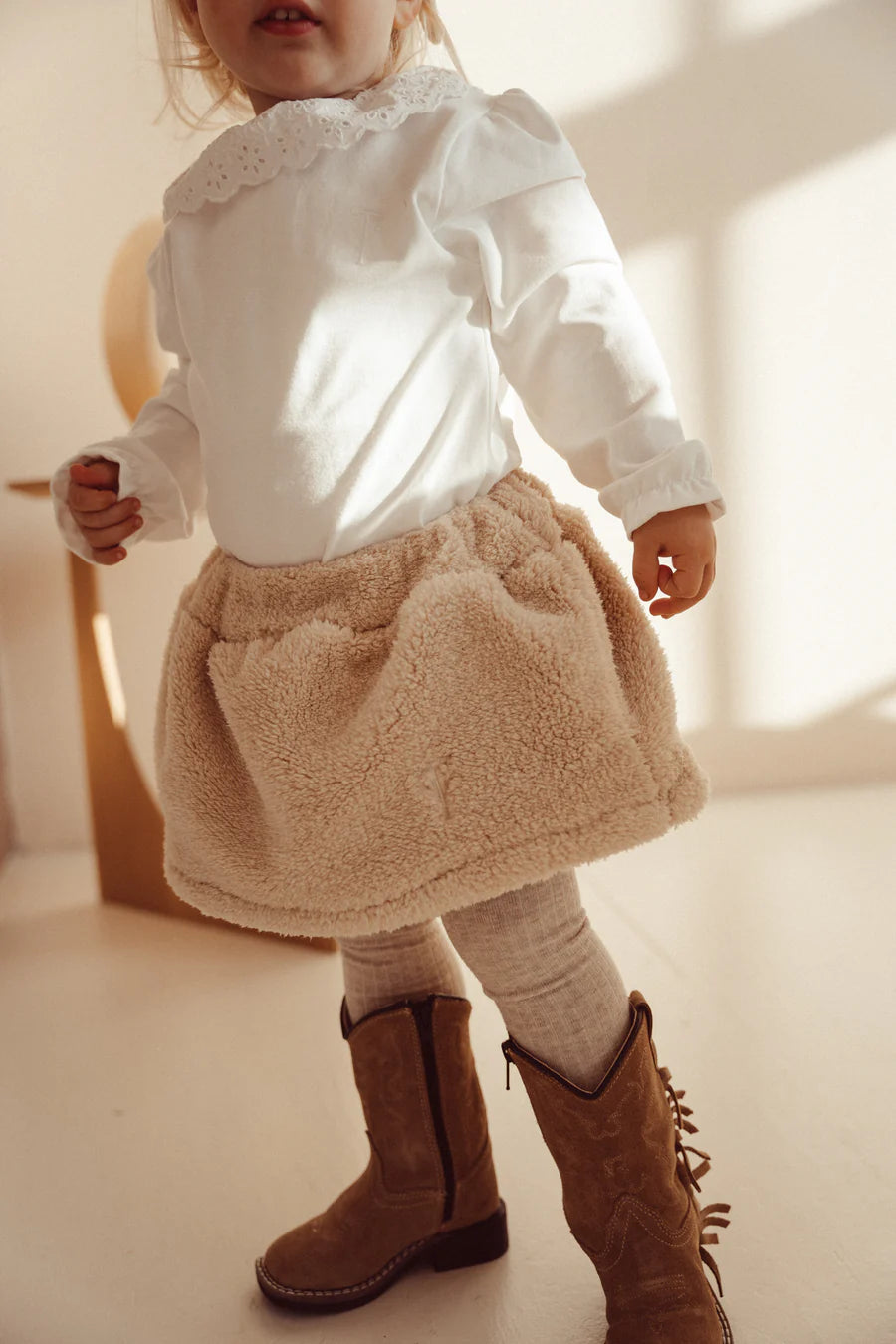 Two in one - teddy skirt LAATSTE 134-140