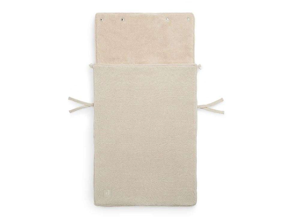 Voetenzak groep 0+ 3/5 punts gordel Basic Knit Nougat