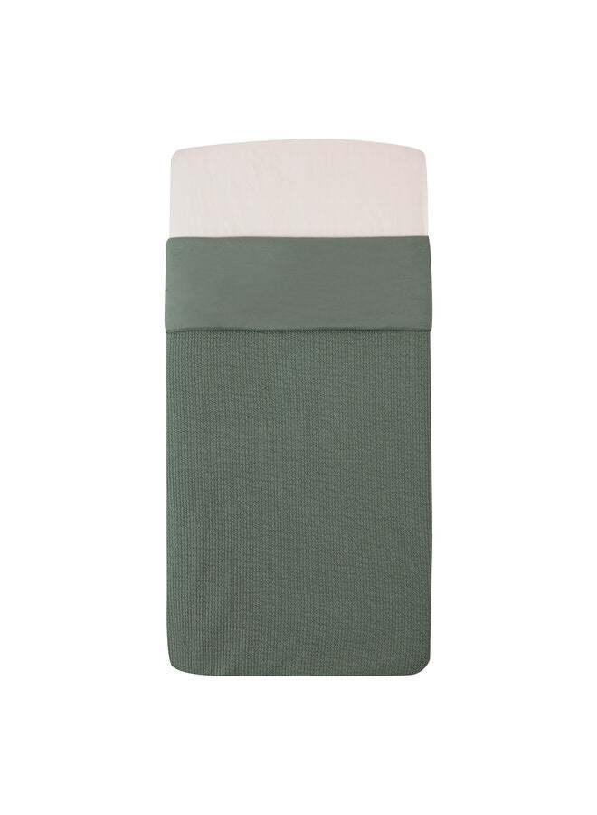 Witlof for kids Tuck-inn blanket 60 x 120cm Forest Green waves
