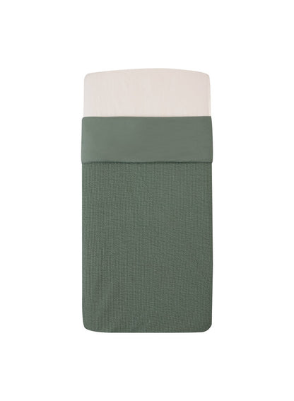Witlof for kids Tuck-inn blanket 60 x 120cm Forest Green waves